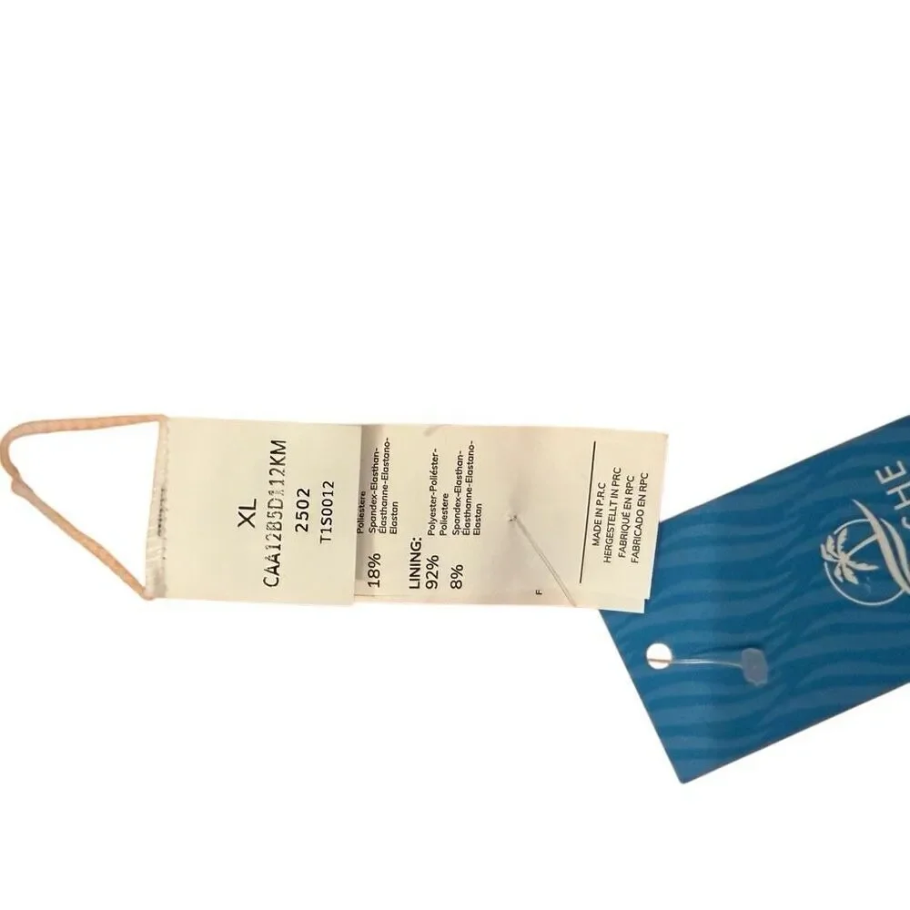 NWT CUPSHE Sunset Blaze Orange Bikini Set- size L/XL - Picture 8 of 8